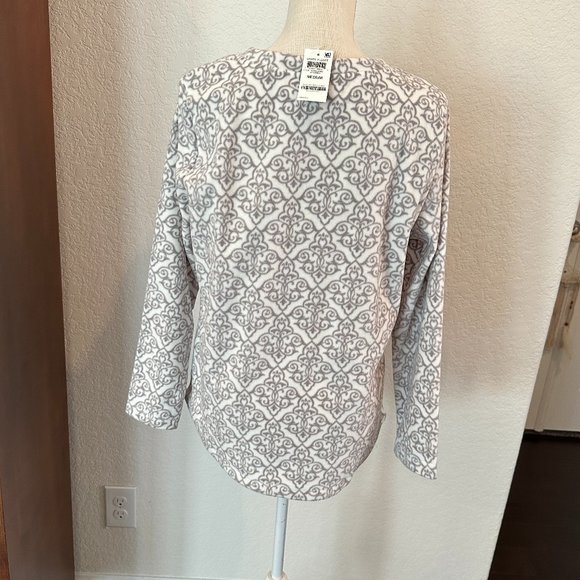 KAREN SCOTT Soft Fleece Pull Over Top - Medium - Picture 4 of 7